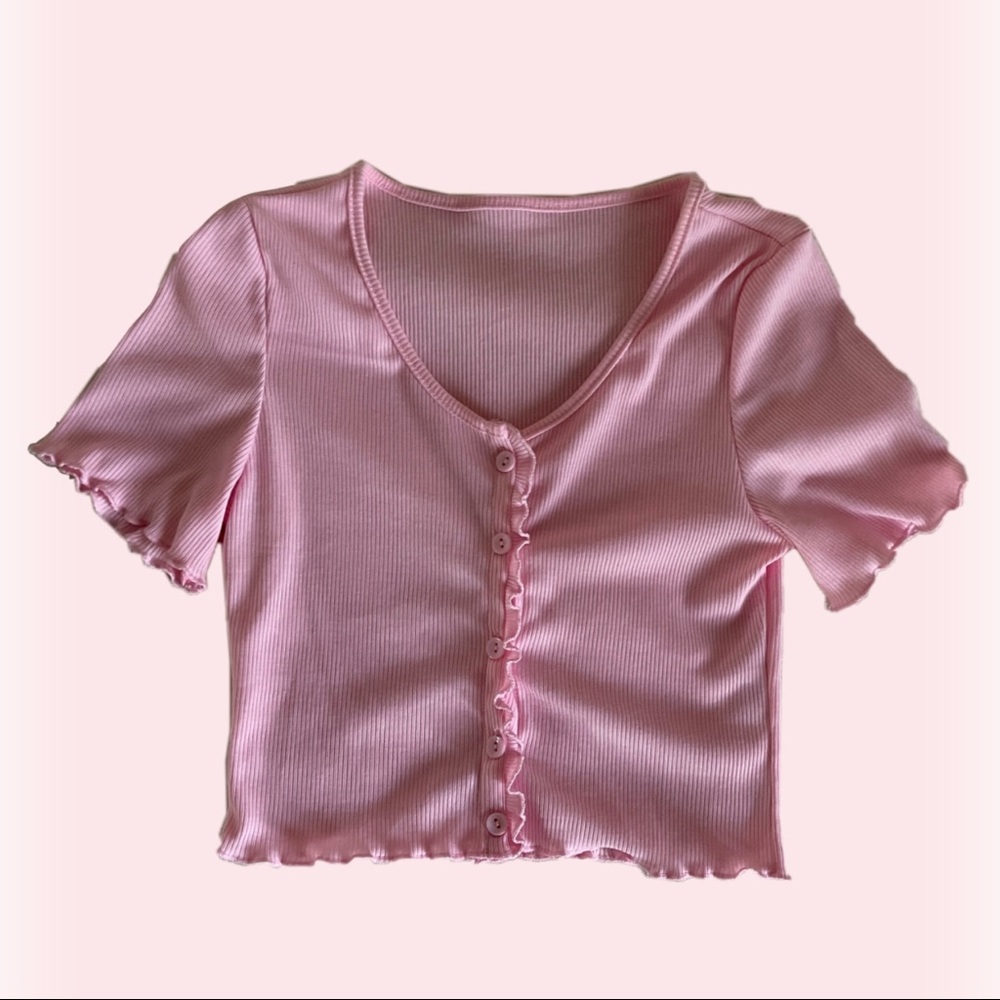 Pink y2k Crop top